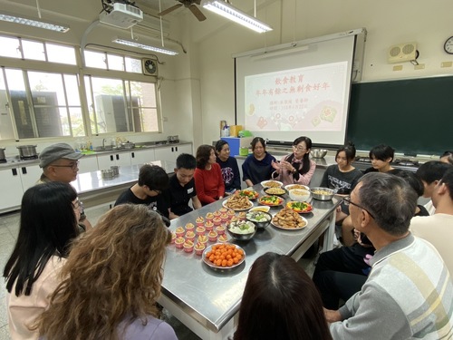 年菜自己做！彌陀國中寒假年菜體驗課 傳統文化入味感恩惜福