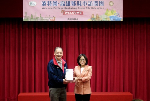 情牽37年 新春開工日康裕成議長迎接波特蘭姊妹市訪問團