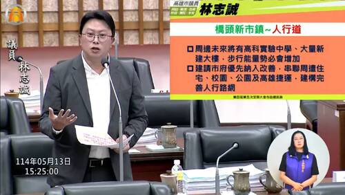 漾新聞|高關稅衝擊！林志誠挺市府應變迅速