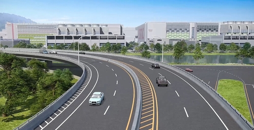 楠梓園區連外道路模擬圖