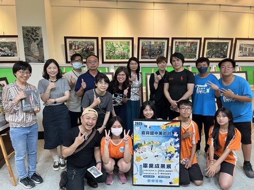 漾新聞|青春筆觸亮岡山！嘉興美展閃耀在地文化藝術光茫