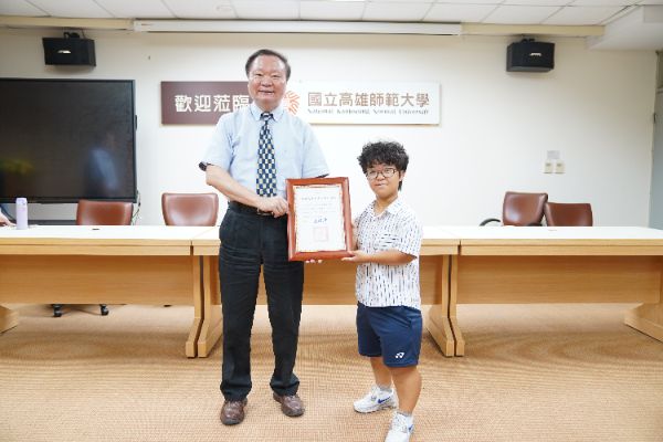 漾新聞｜拚搏改寫命運！高師大蔡奕琳榮獲總統教育獎