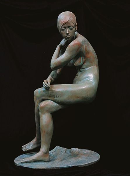 金牌獎/鄭世璠獎：鍾長青(雕)《夜幕低垂》