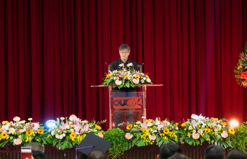 高雄市副市長李懷仁於高雄空大畢業典禮致詞