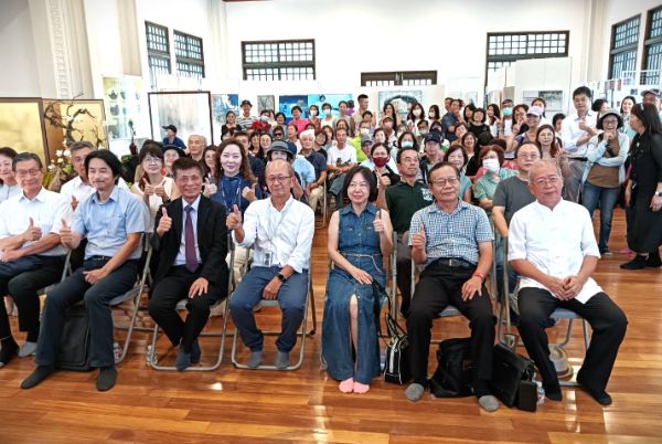 漾新聞| 林登隆彩墨創作彩墨韻象展開幕