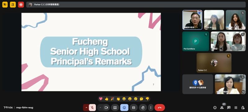 跨國簡報賽學生自辦 福誠高中點燃國際交流新火花