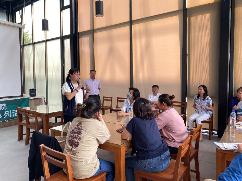 小吃也要重視衛生 衛生所長鄭明芬期勉業者堅持食安品質。