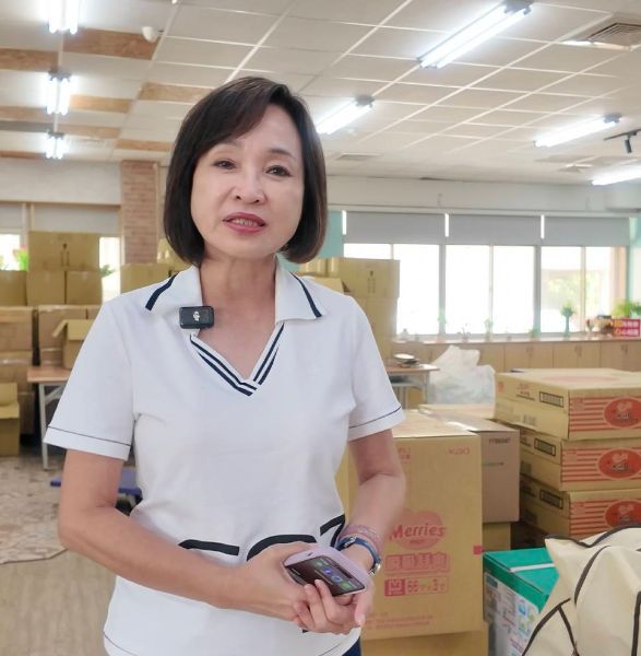 柯志恩感謝大家的善心捐款。