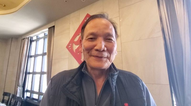 波高姊妹市協會會長陳紀昭強調北部北一女，南部高雄女中，希望雄女出訪波特蘭將打造台灣樂儀隊的新品牌。(漾新聞記者陳雯萍攝)