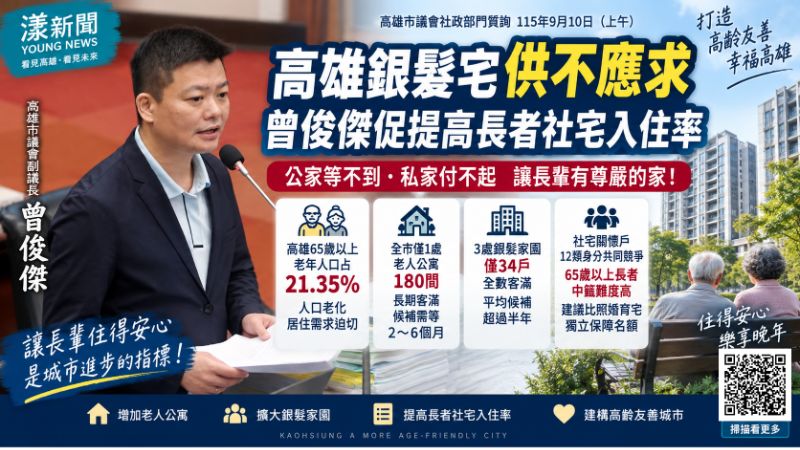 漾新聞|高雄銀髮宅供不應求 曾俊傑促提高長者社宅入住率 https://www.youngnews3631.com/news_detail.php?NewsID=17887 漾新聞|高雄銀髮宅供不應求 曾俊傑促提高長者社宅入住率 https://www.youngnews3631.com/news_detail.php?NewsID=17887
