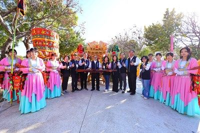 漾新聞｜燈耀台中祈福迎春　鴨母寮媽首駐中央公園庇佑萬民
