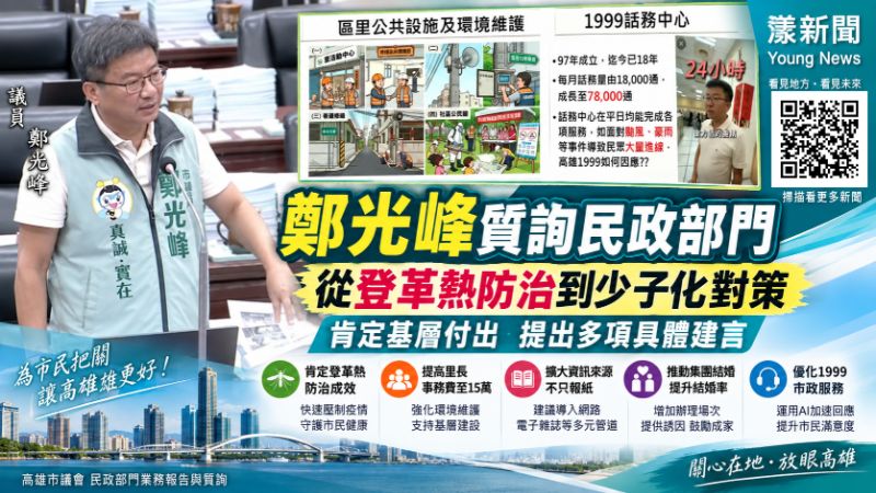 漾新聞｜鄭光峰促集團結婚「春夏秋冬都辦」　1999導入AI加速回應